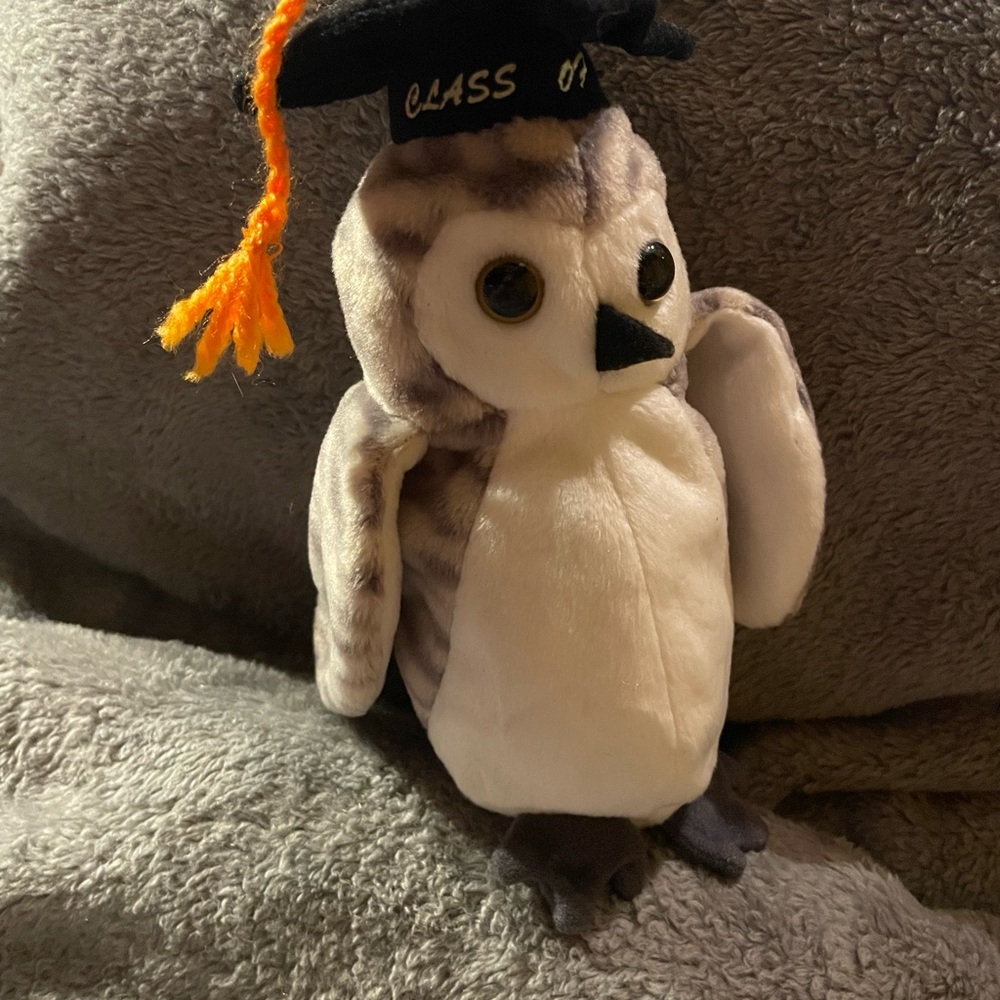 “Wiser” TY graduation beanie baby